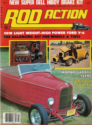 ROD ACTION 1982 MAR - HIBOY BRAKE KIT, BALANCE WHEELS AND TIRES, FORD V-6